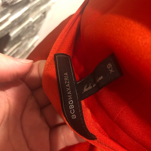 🧡BCBG Maxazria 2 piece orange set, size xs🧡 - Picture 8 of 8